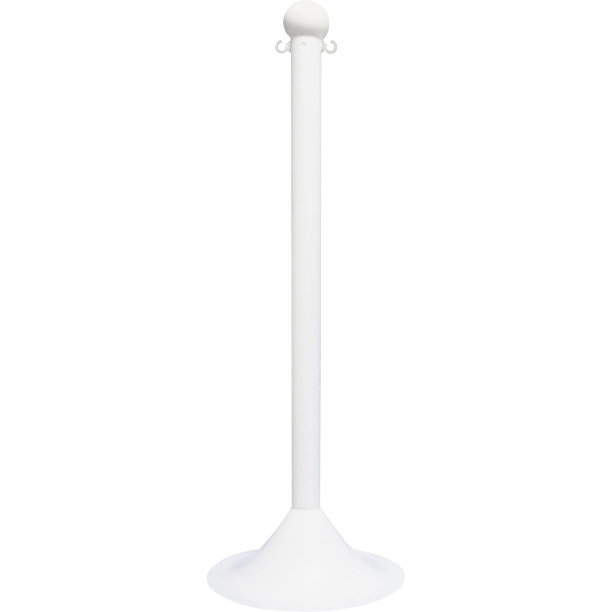 Light-Duty Stanchion, 41" High, White