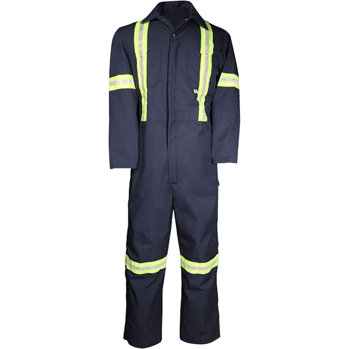 Deluxe Work Coveralls, 50, Navy Blue