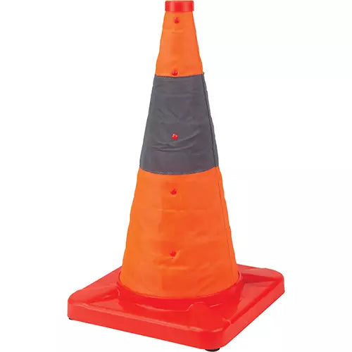 Collapsible Traffic Cone, 18" H, Orange