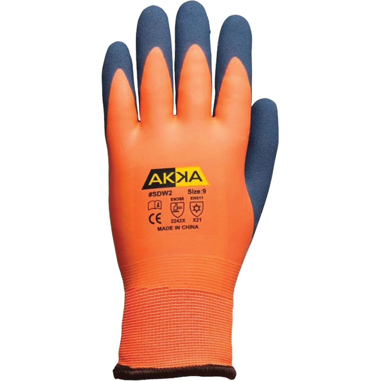 Abrasion-Resistant Work Gloves, 11/2X-Large, Rubber Latex Coating