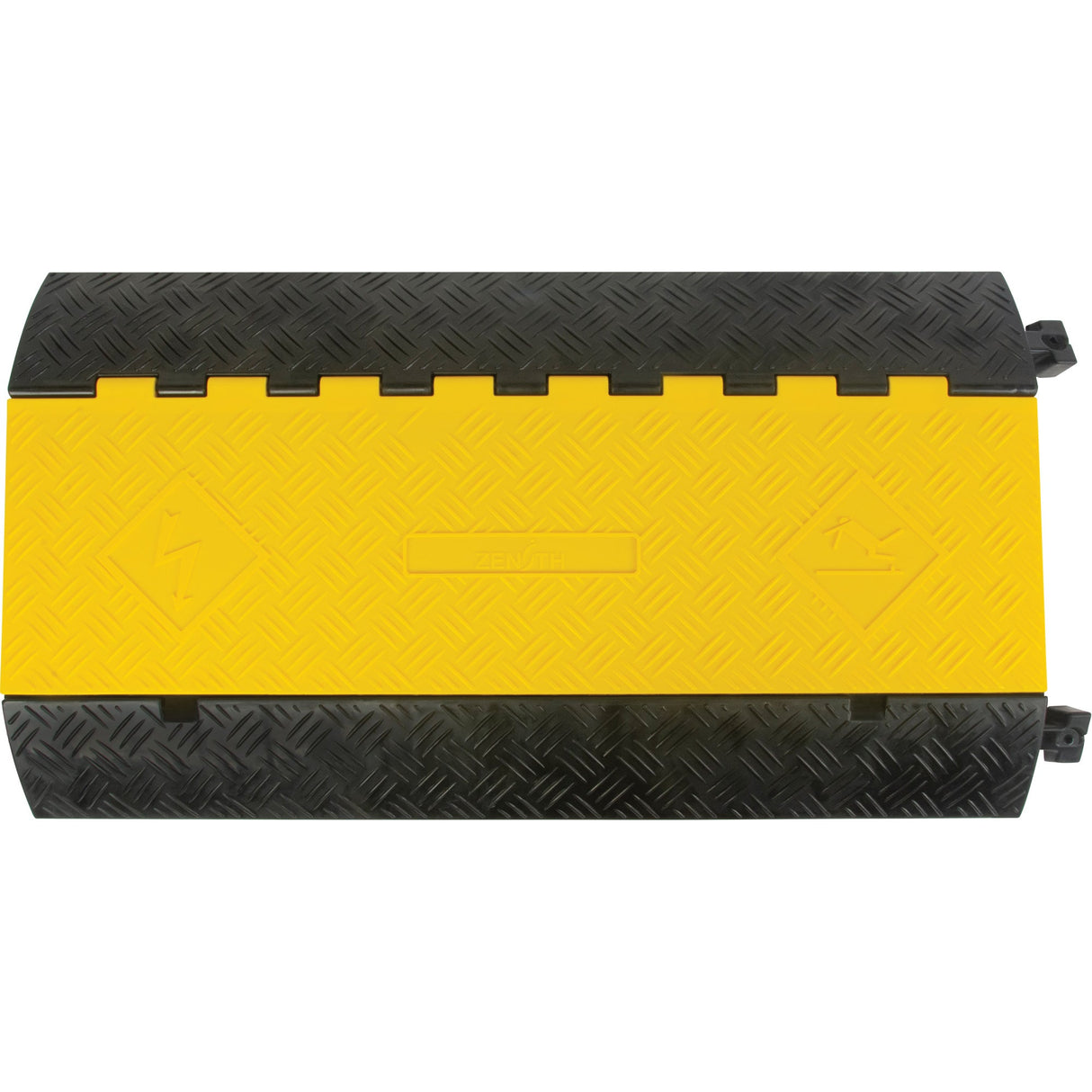 Polyurethane Cable Protector, 3 Channels, 35.43" L x 19.69" W x 3" H