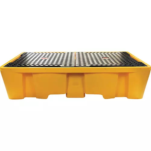 Double IBC Spill Pallet, 317 US gal. Spill Capacity, 89" x 57" x 23"