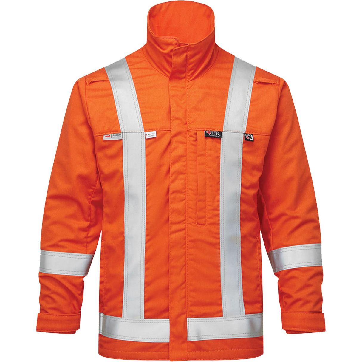 UltraSoft® 7 oz. Skyline Summer Bomber Jacket, Medium (Tall), High Visibility Orange