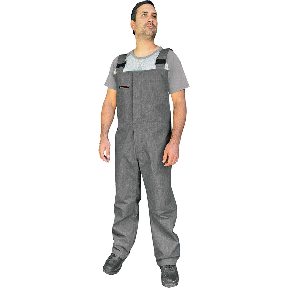 CoreMAX FR Bib Overall, Medium, Grey