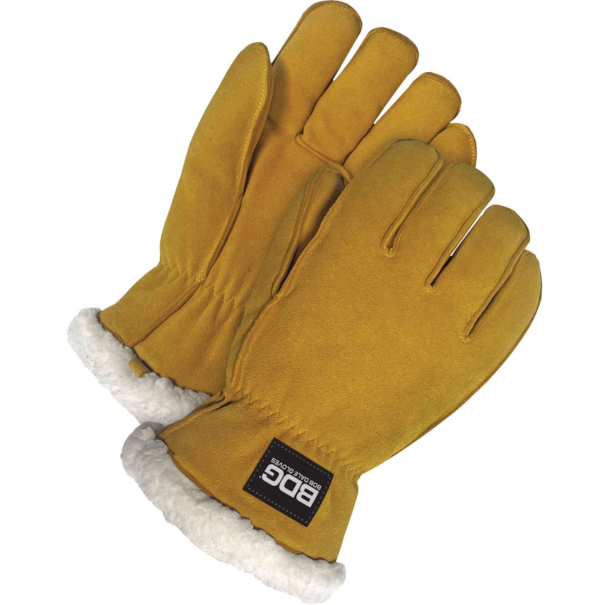 Driver's Gloves, X-Large, Split Deerskin Palm, Sherpa Inner Lining