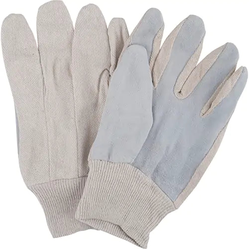Standard-Duty Work Gloves, Large, Split Cowhide Palm
