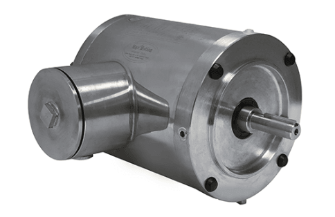 Max Motion MQSP-204RBNV | NEMA Motor 2HP, 1800RPM, 208-230/460V, Frame 56C, TENV, Round Body Base