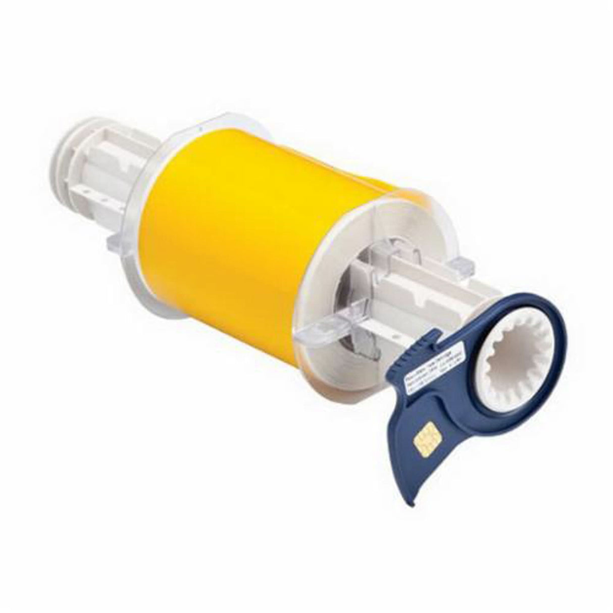 Indoor-Outdoor Label Printer Tape, Vinyl, Yellow, 4" Width