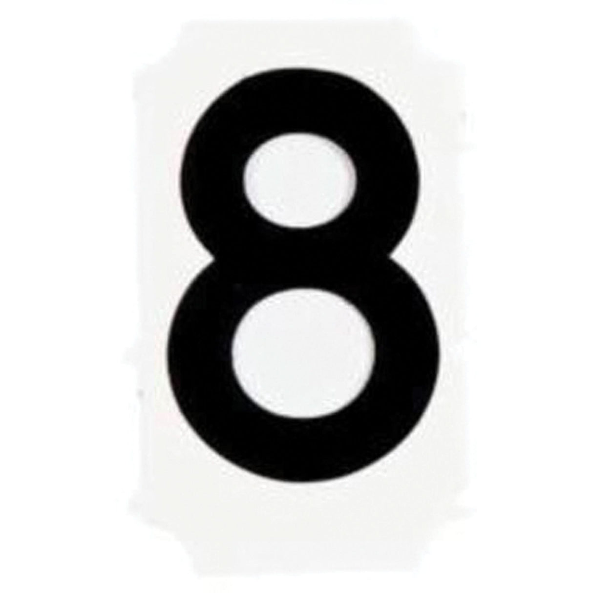 Quick-Align® Individual Gothic Number and Letter Labels, 8, 1" H, Black