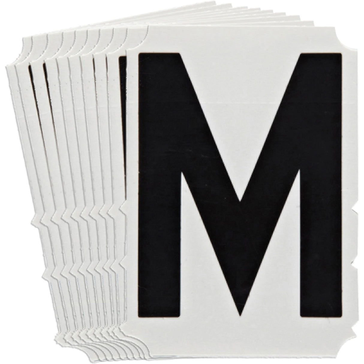 Quick-Align® Individual Gothic Number & Letter Labels, M, 3" H, Black