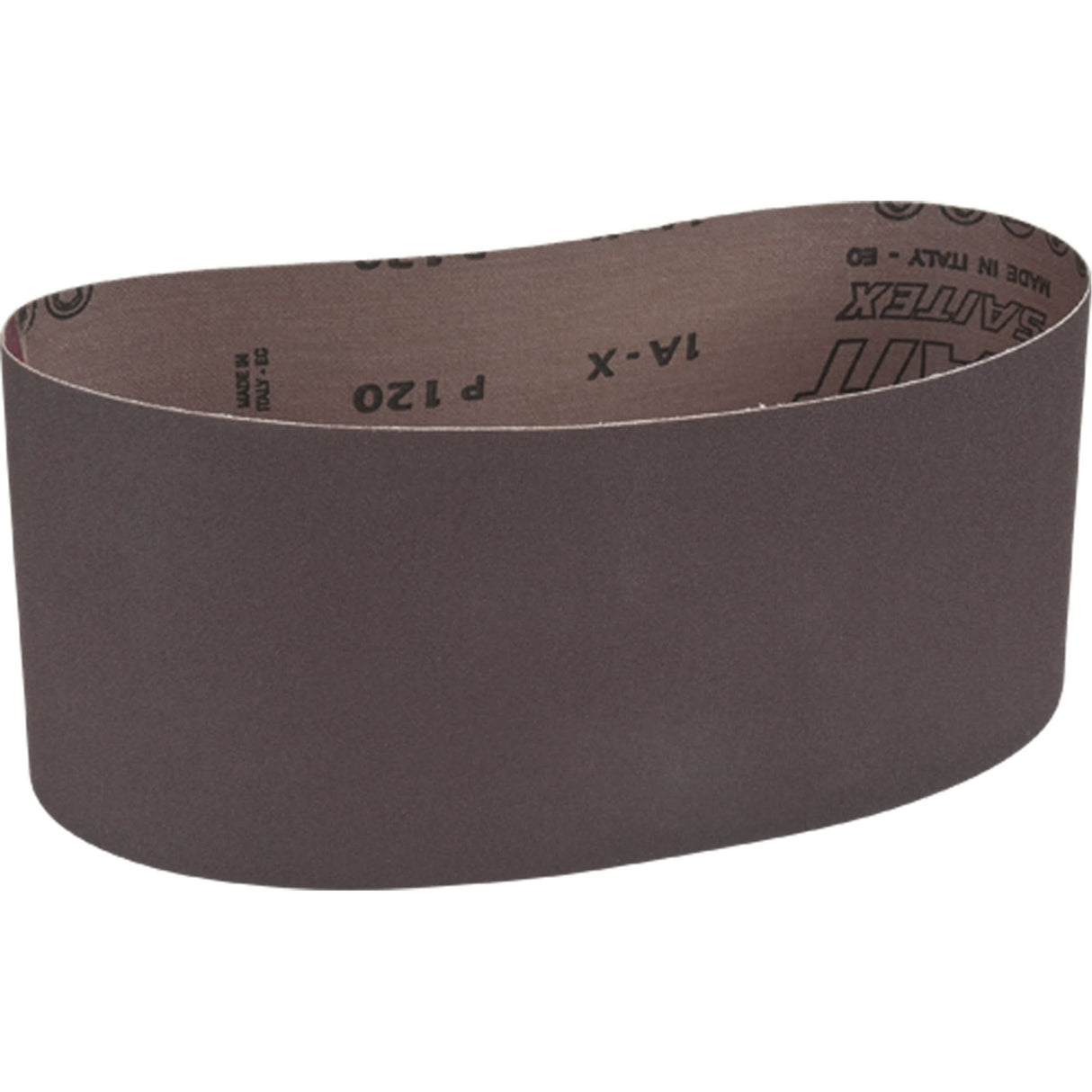 Portable Abrasive Belt, 4" W x 24" L, Aluminum Oxide, 120 Grit