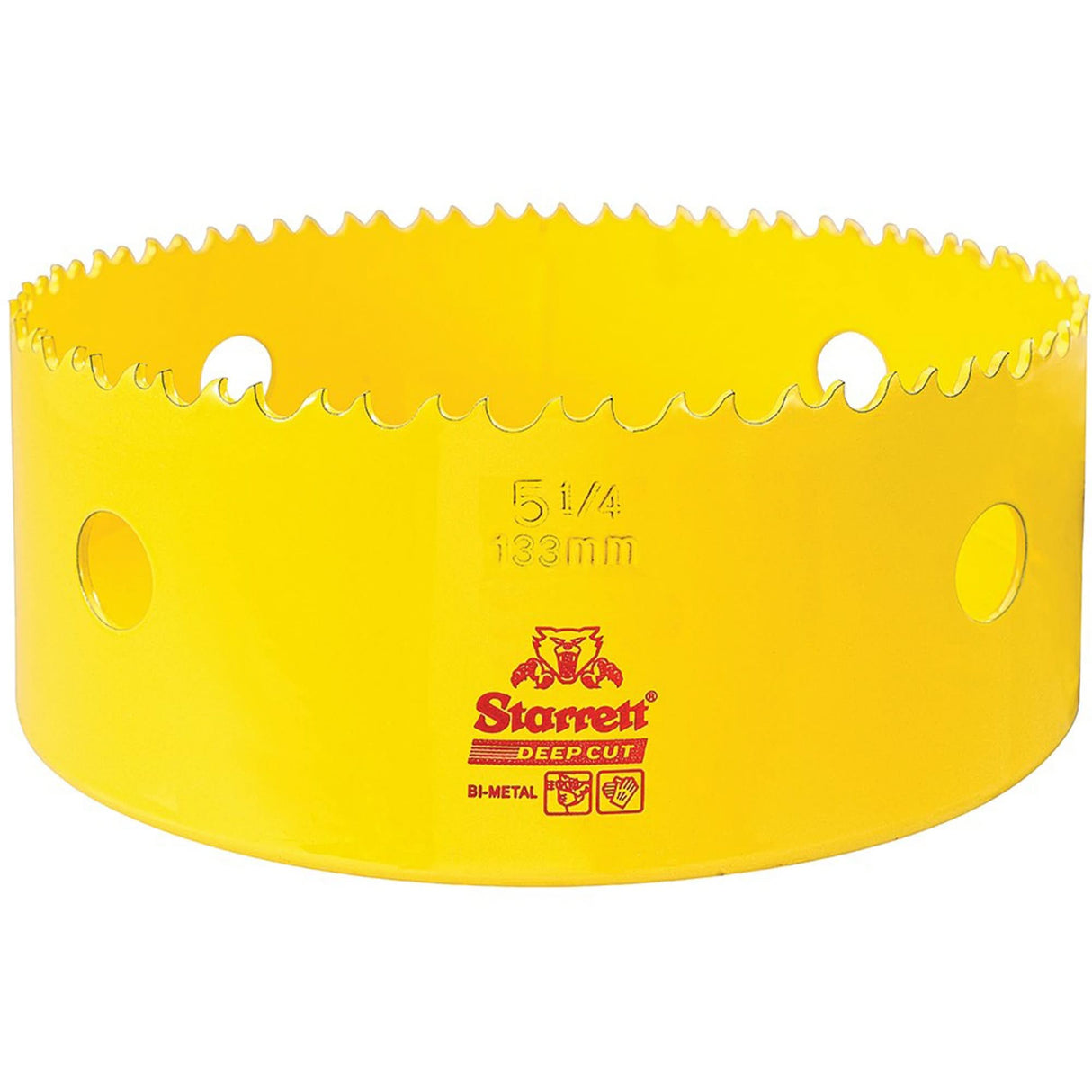 Bi-Metal Holesaw - 5-1/4", 5-1/4", 2" Depth of Cut, Bi-Metal