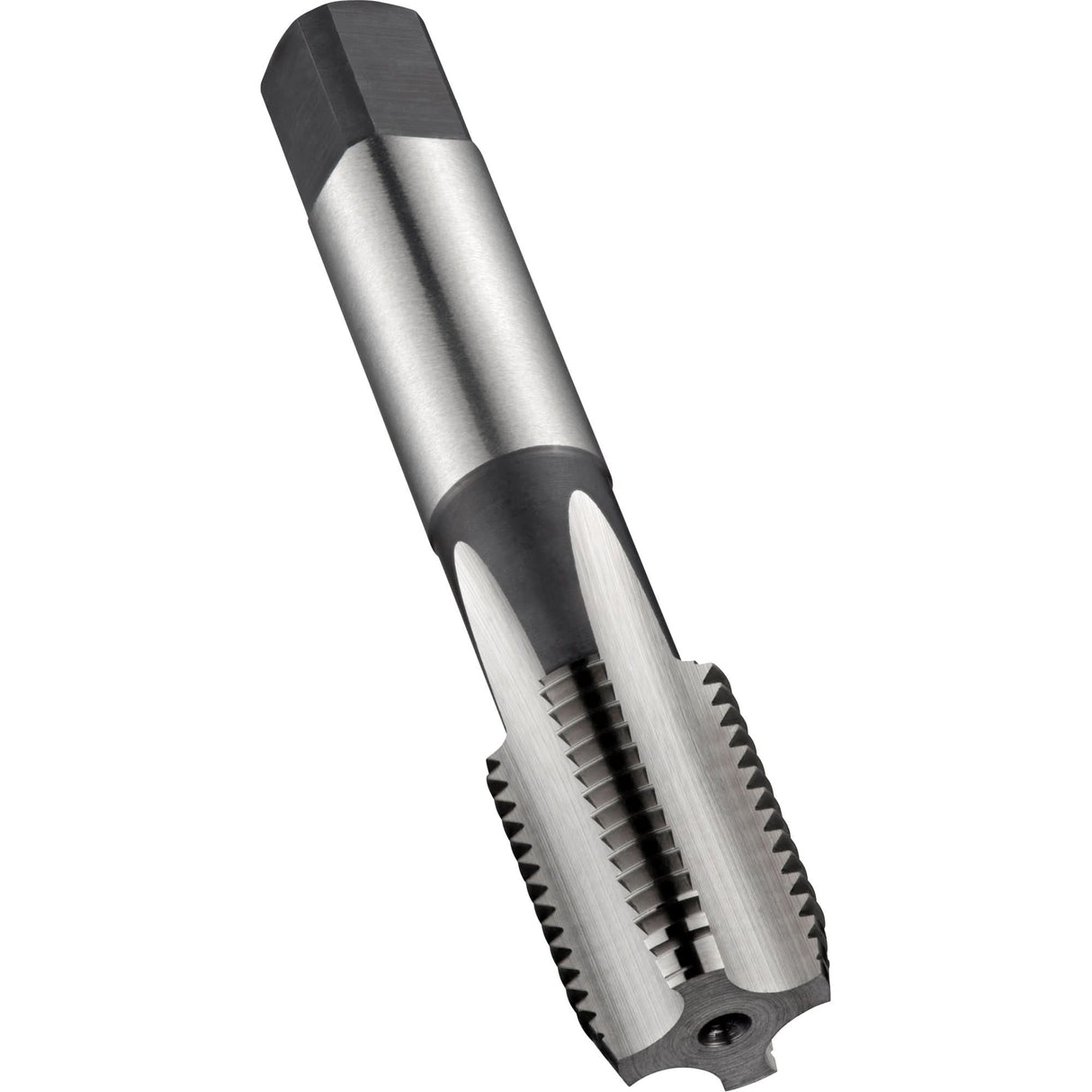 Medium Hook Pipe Tap, 1/4"-19, 4 Flutes, 2-5/8" L, High Speed Steel