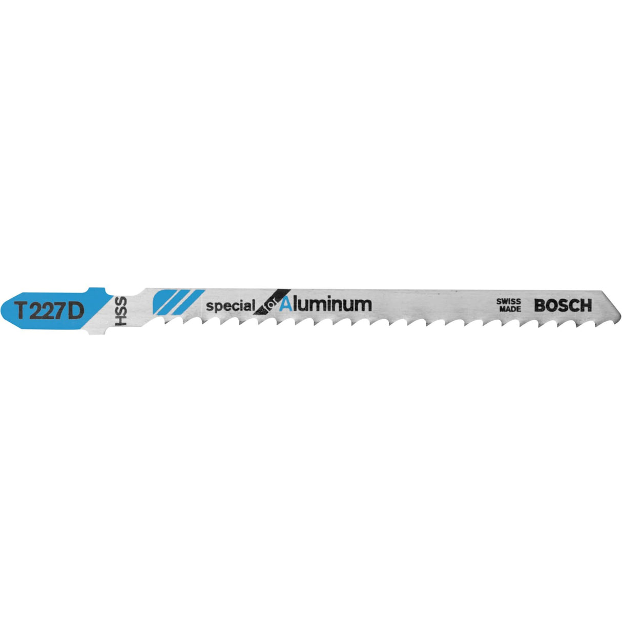Jigsaw Blades, High Speed Steel, T-Shank, 4" L, 8 TPI