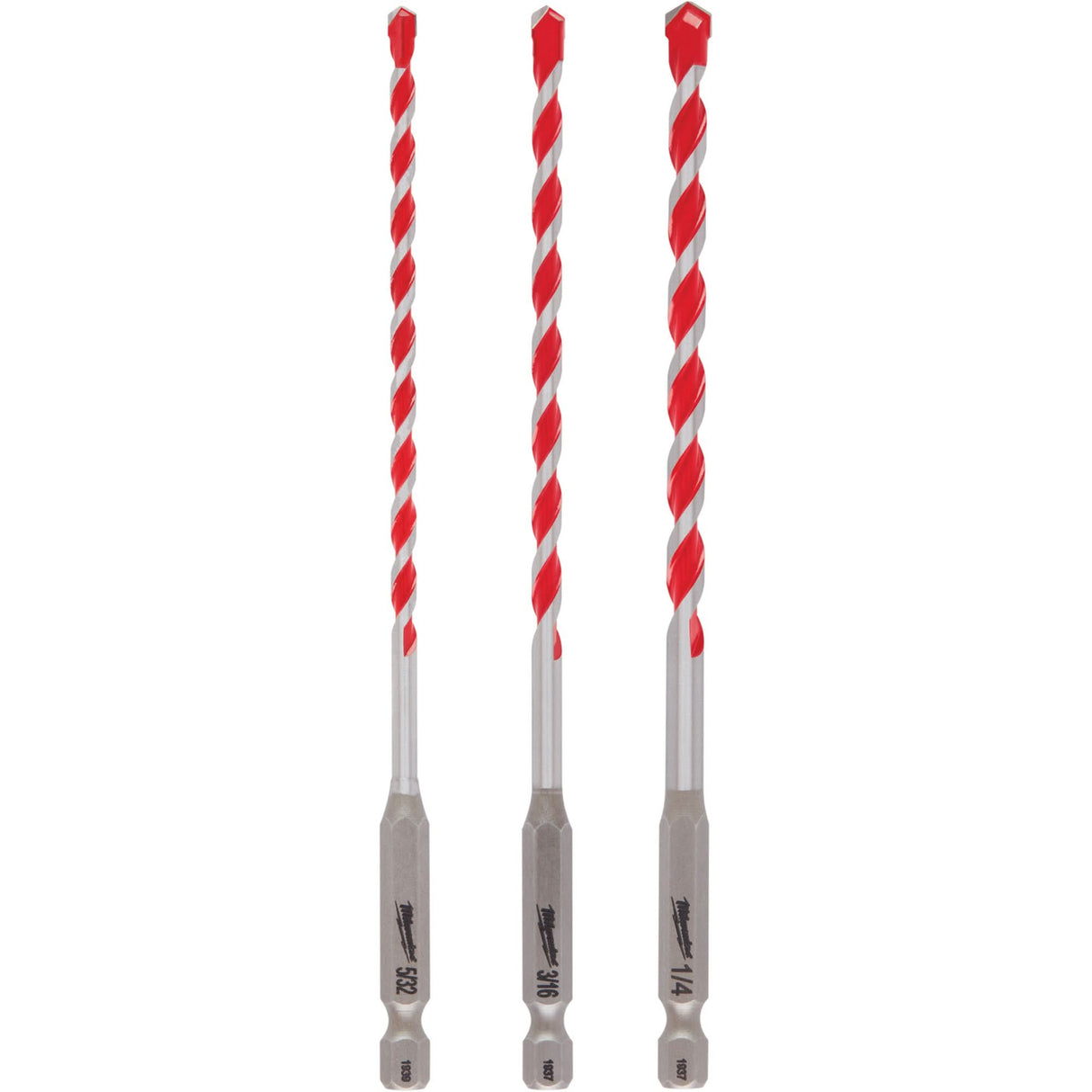Shockwave™ Hammer Drill Bit Set, 3 Pieces, Carbide