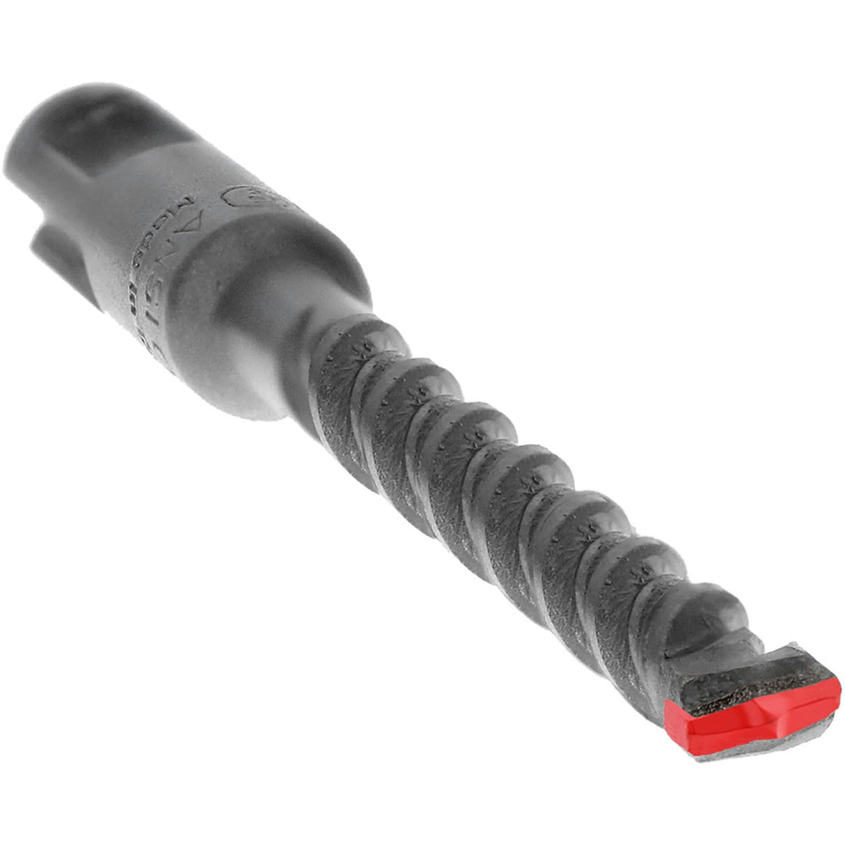 2-Cutter Carbide-Tipped Hammer Drill Bit, 1/4", SDS-Plus Shank, Carbide