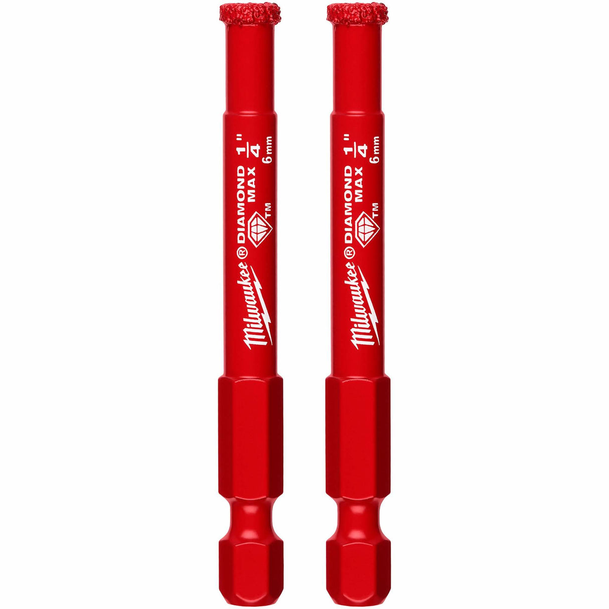 Diamond Max™ Hole Saw Bit, 1/4", 1-1/2" Depth of Cut, Diamond