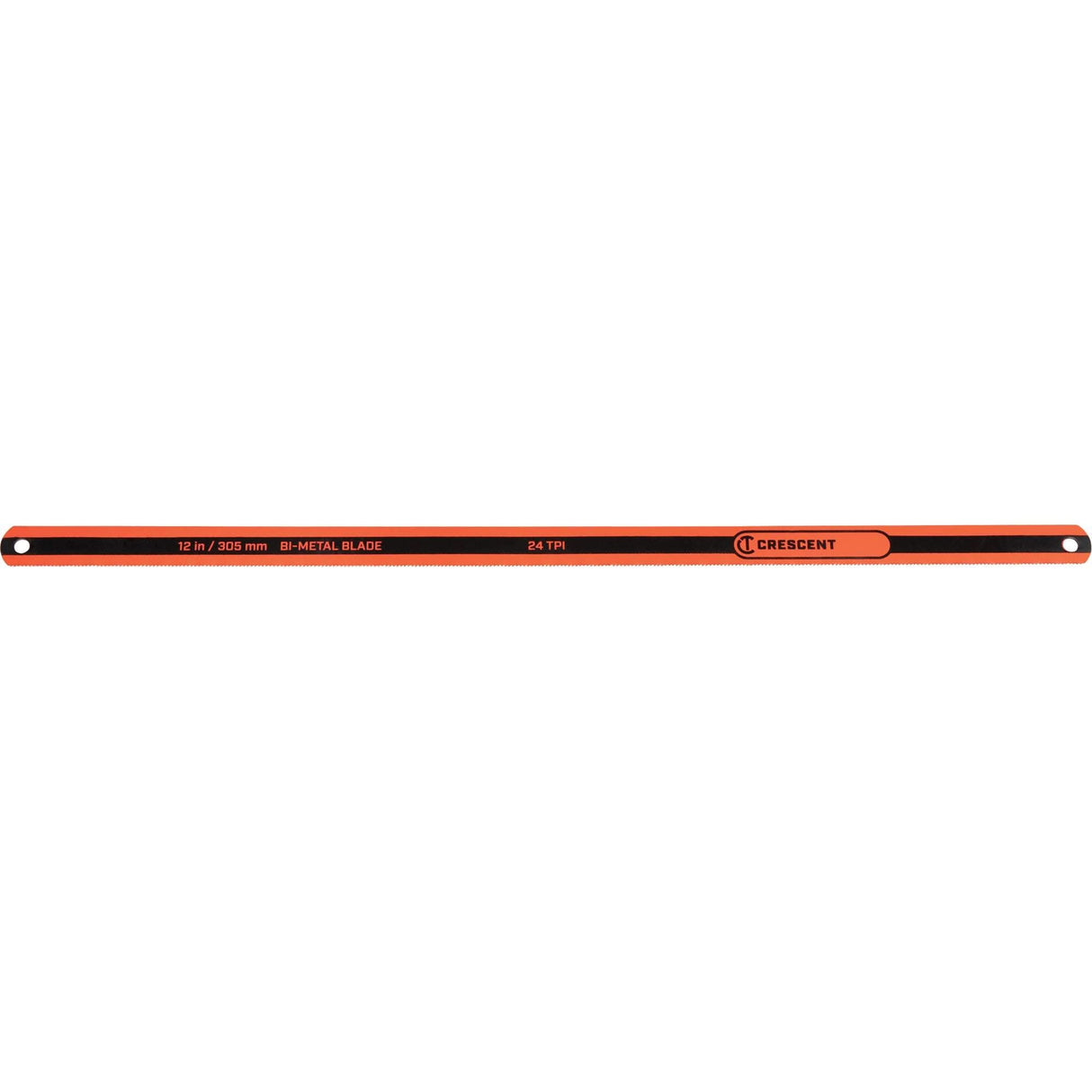 Hacksaw Replacement Blade, Bi-Metal, 12" L, 24 TPI
