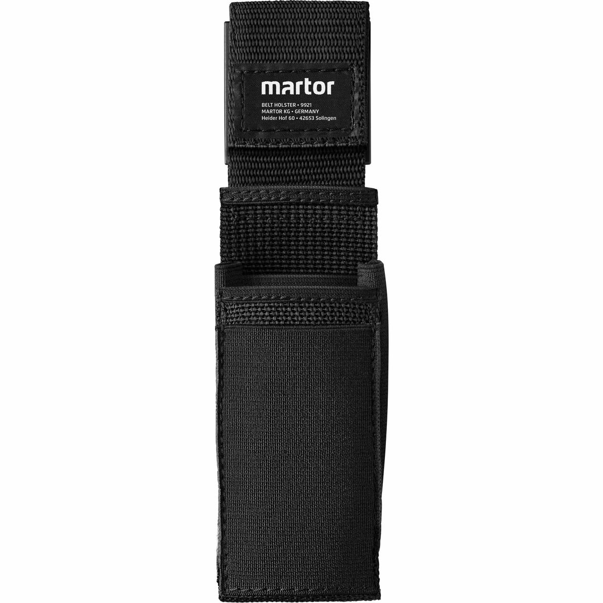 Medium Fabric Belt Holster with Clip, Knife Holder, Nylon, 2 Pockets