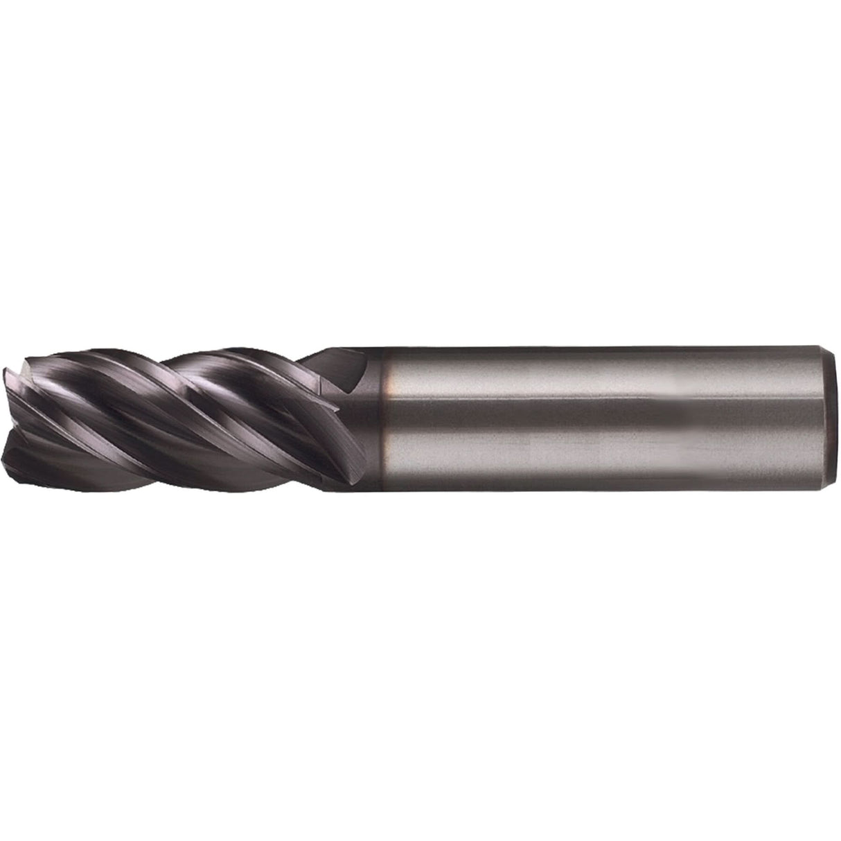 CEM-V-4R-TA Centre Cutting Square End Mill, 5/8" Dia., 3-1/2" L, 4 Flutes, 5/8" Shank, Carbide