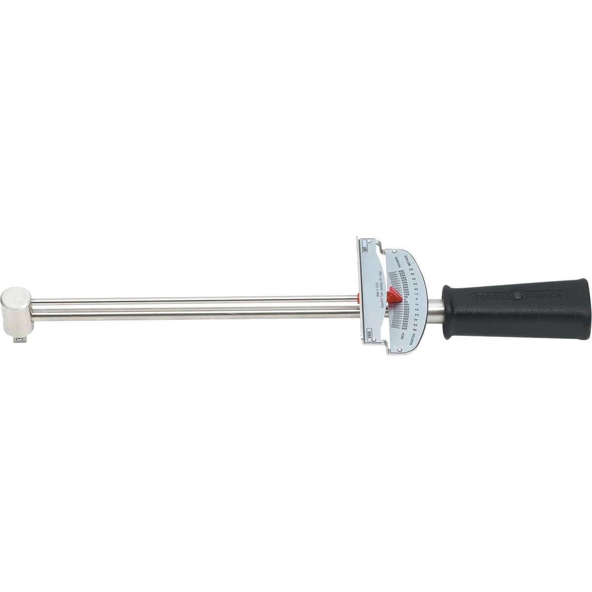 Beam Torque Wrench, Click, 3/8" Square Drive, 0 - 800 in-lbs.