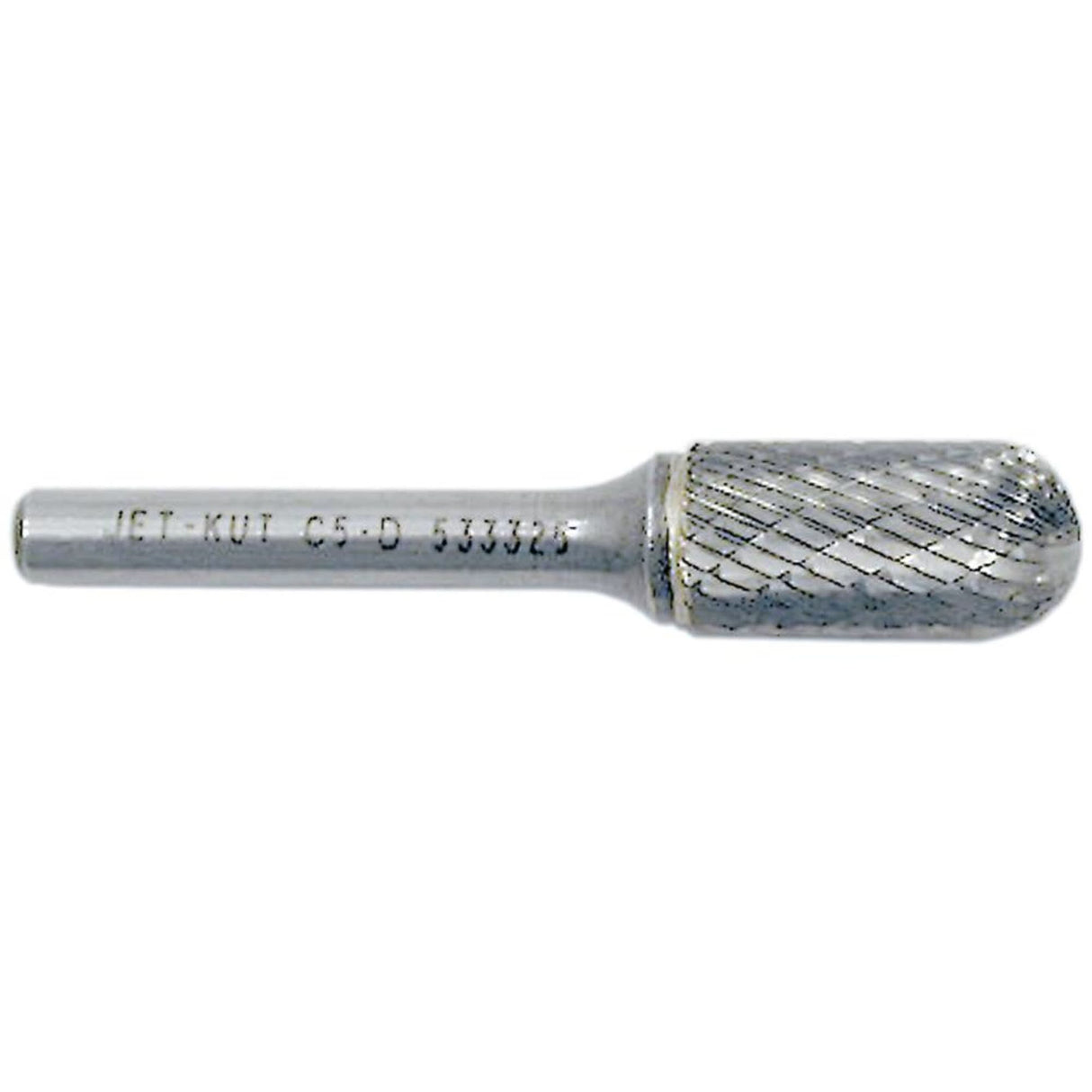 JET-KUT Round Nose Shape Burr, 3/8" Dia., 3/4" Depth of Cut