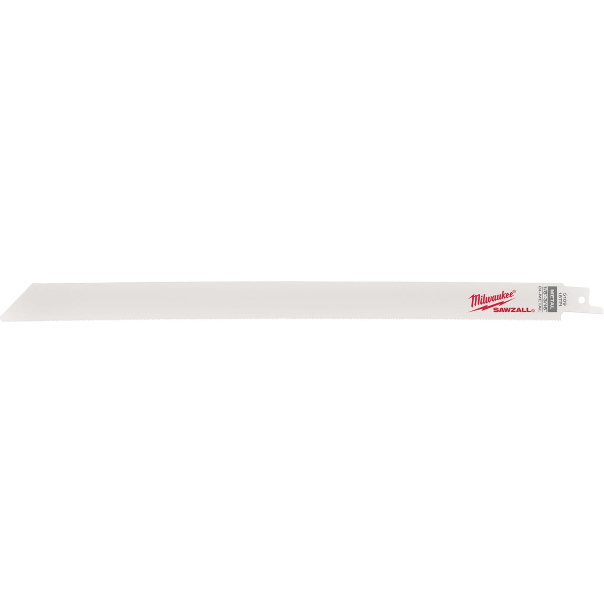 Sawzall® Blade, Bi-Metal, 18 TPI, 12" L x 3/4" W