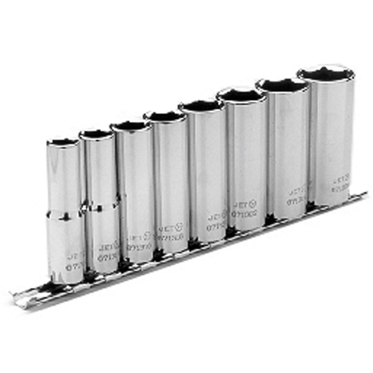 SAE Socket Set, 8 Pcs, 3/8" Drive Size, Deep