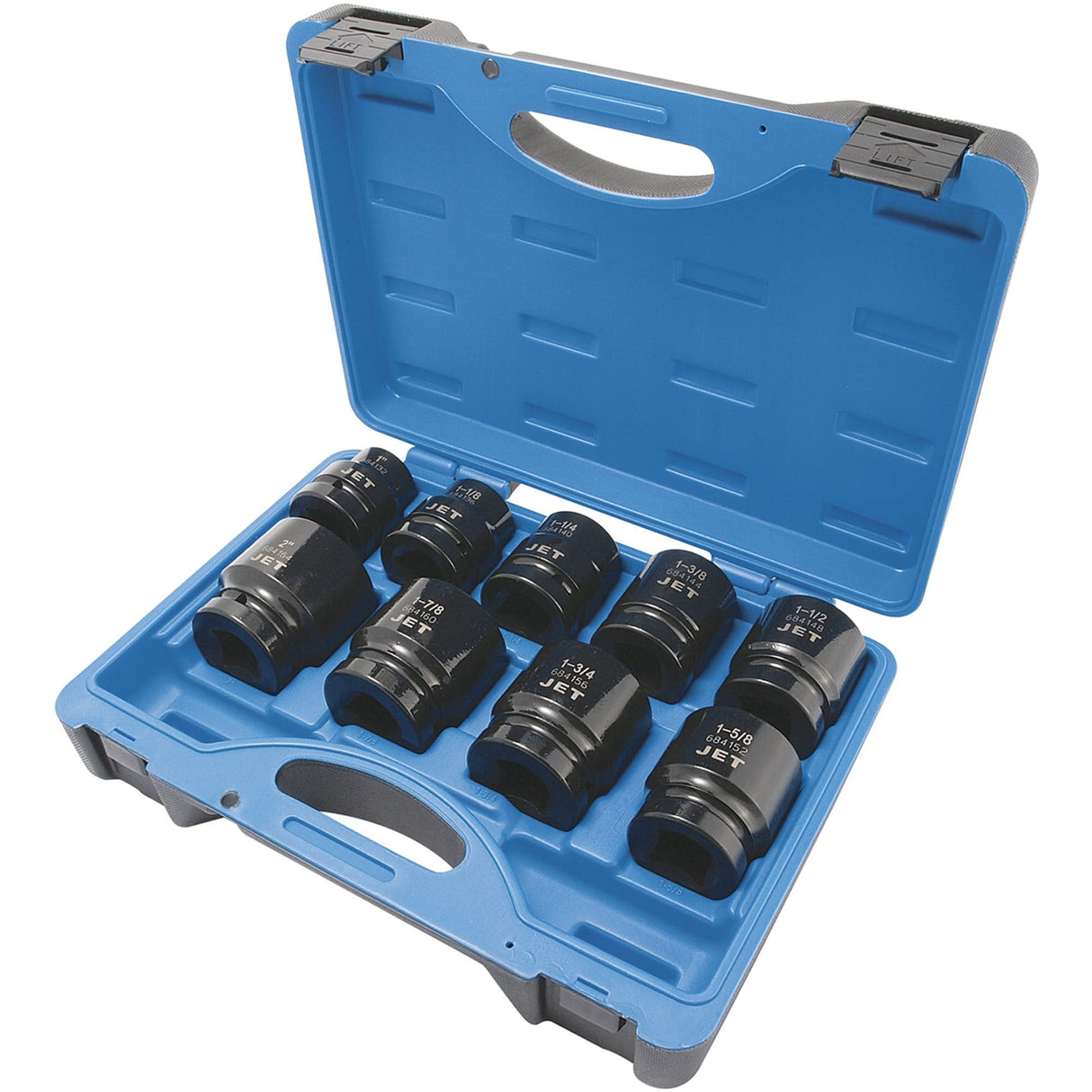 PS901 6-Point SAE Impact Socket Set, 9 Pcs, Impact, 1" Drive Size