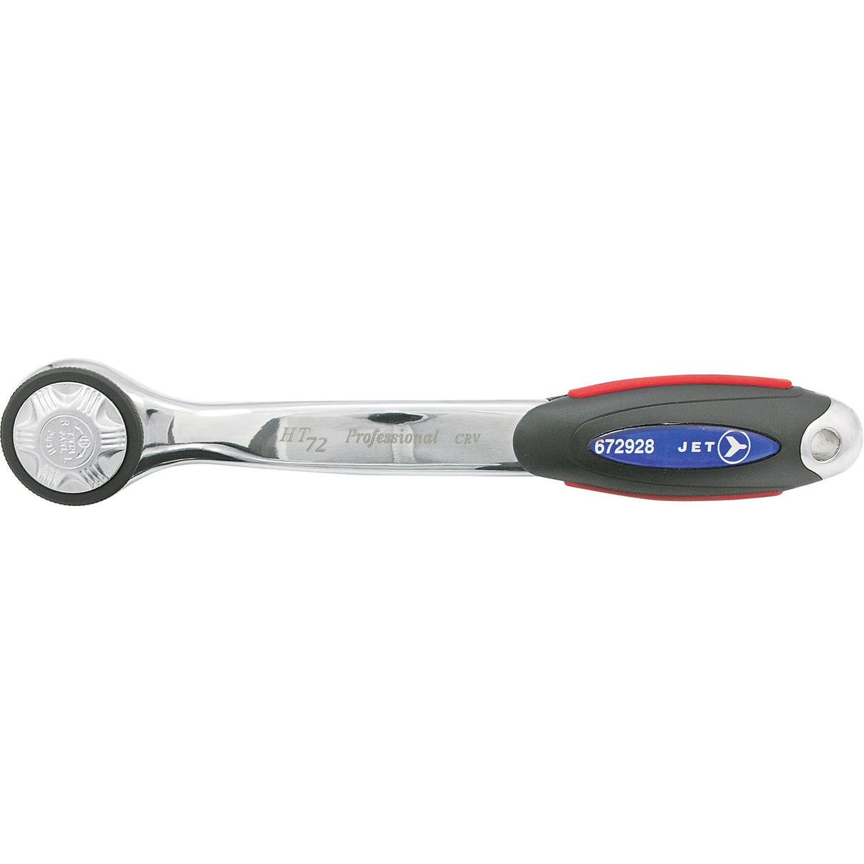 HT-1272 72-Tooth Ratchet Wrench, 1/2" Drive, Ergonomic Handle