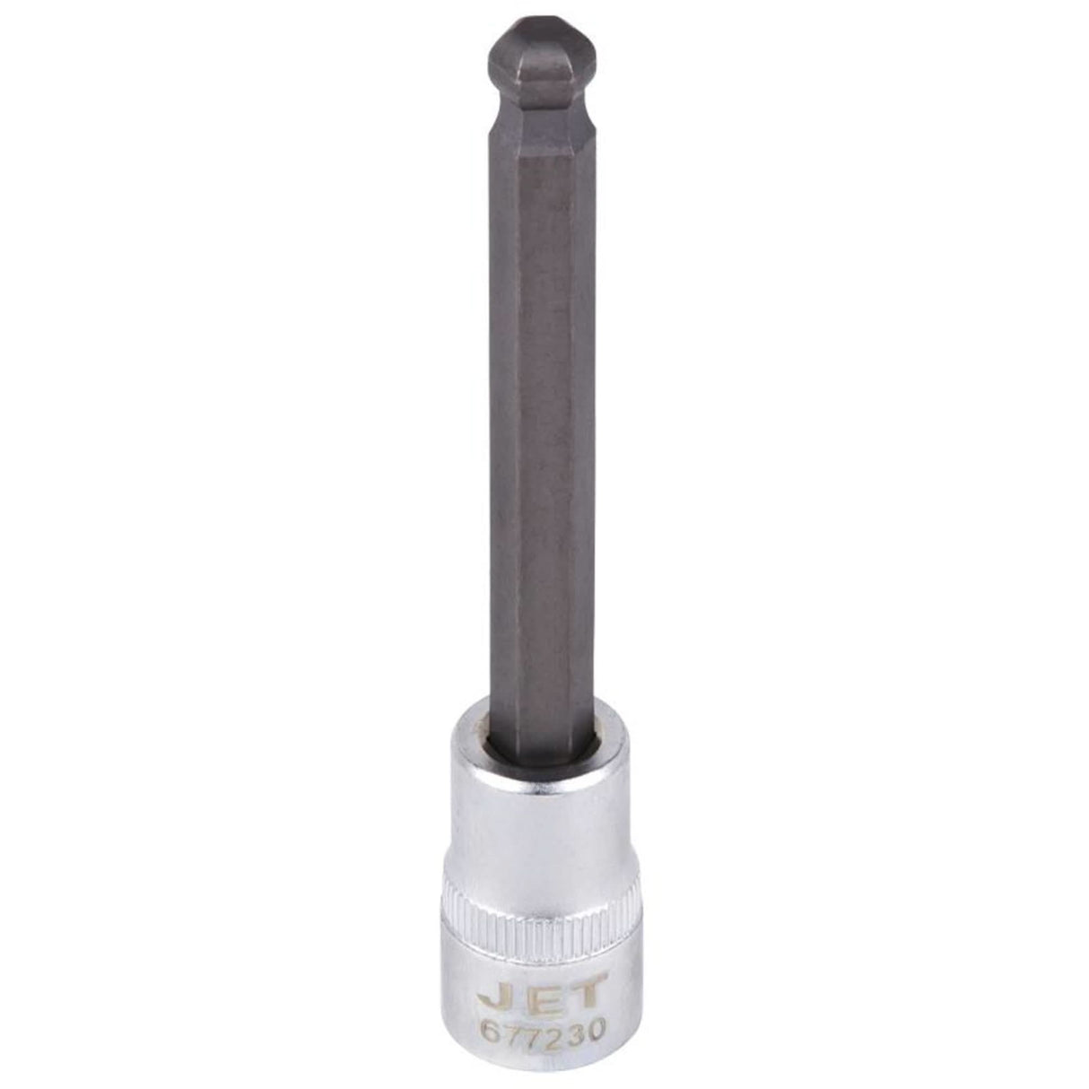Bit Socket, Hex Ball, 3/8" x 4" L, 3/8" Drive