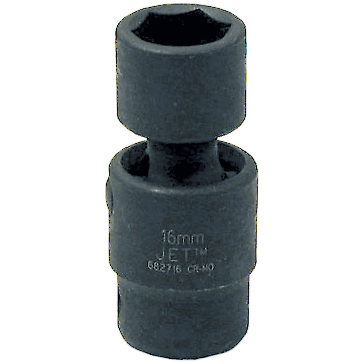Universal Socket, Impact, 16 mm, 1/2" Drive, 6 Points