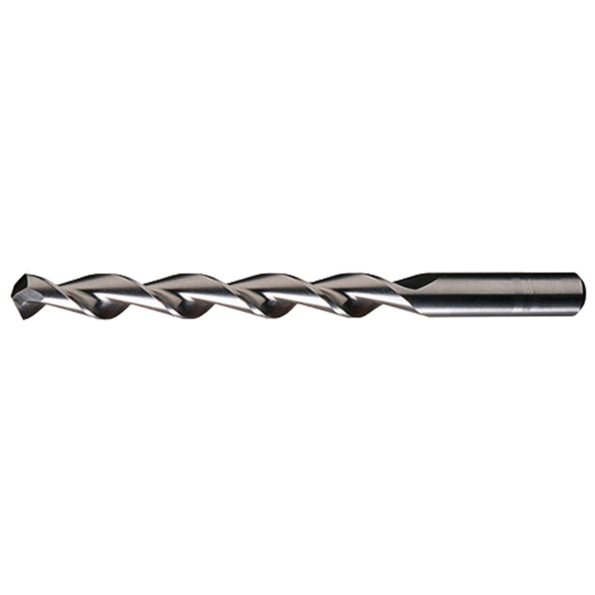 Parabolic Flute Jobber Length Drill Bits, High Speed Steel, 1/8", 2-3/4" L, 1-5/8" Flute, 118° Point Angle