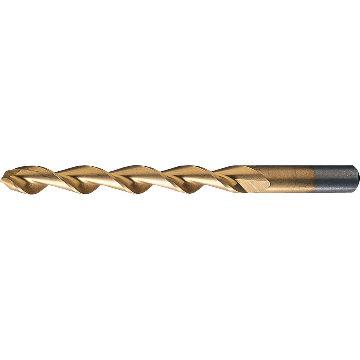 Parabolic Flute Jobber Length Drill Bits, High Speed Steel, 1/16", 1-7/8" L, 7/8" Flute, 118° Point Angle