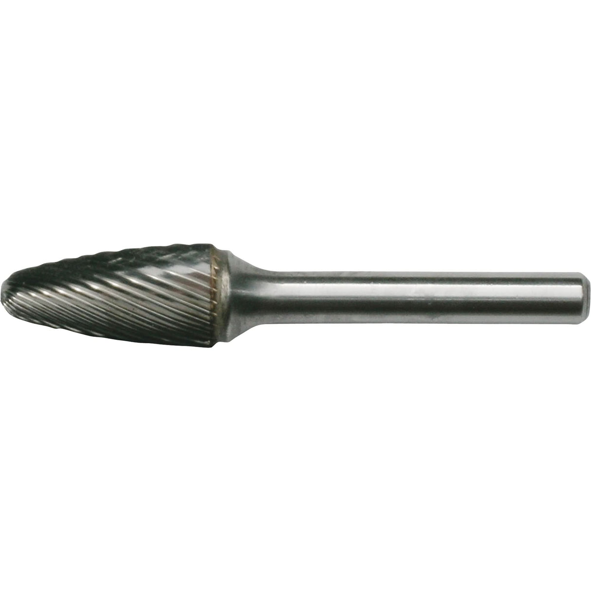 Solid Carbide Burrs - Tree Shape with Ball Nose, SF-41, 1/8" Dia., 1/4" Depth of Cut
