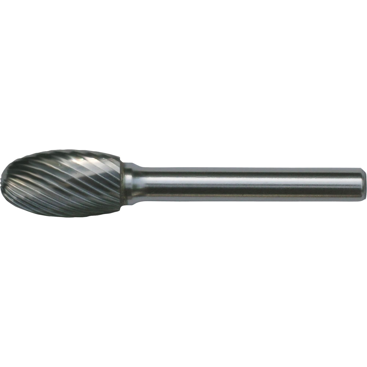 Solid Carbide Burrs - Oval Shape, SE-5, 1/2" Dia., 1/4" Shank, 7/8" Depth of Cut