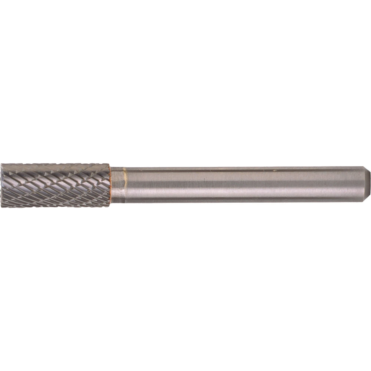 Solid Carbide Burrs - Cylinder Shape with No End Cut, SA-9, 1" Dia., 1/4" Shank