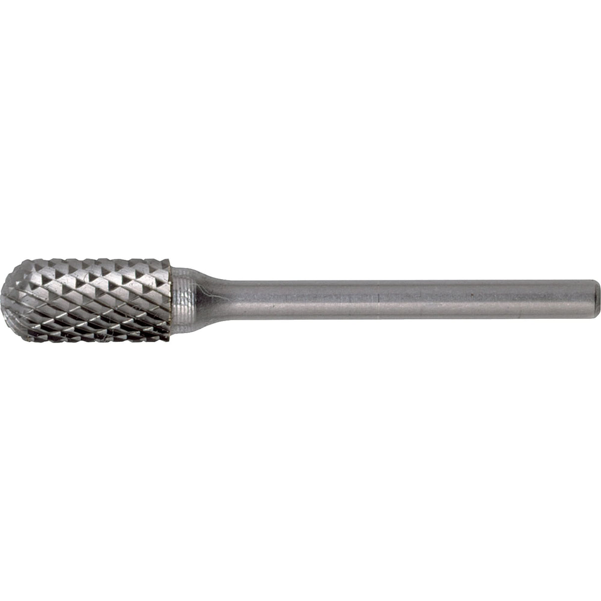 Solid Carbide Burrs - Cylinder Shape with Ball Nose, SC-1, 1/4" Dia., 5/8" Depth of Cut