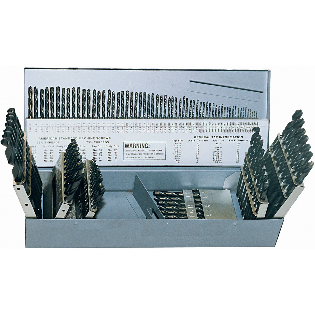 Drill Sets, 115 Pieces, High Speed Steel
