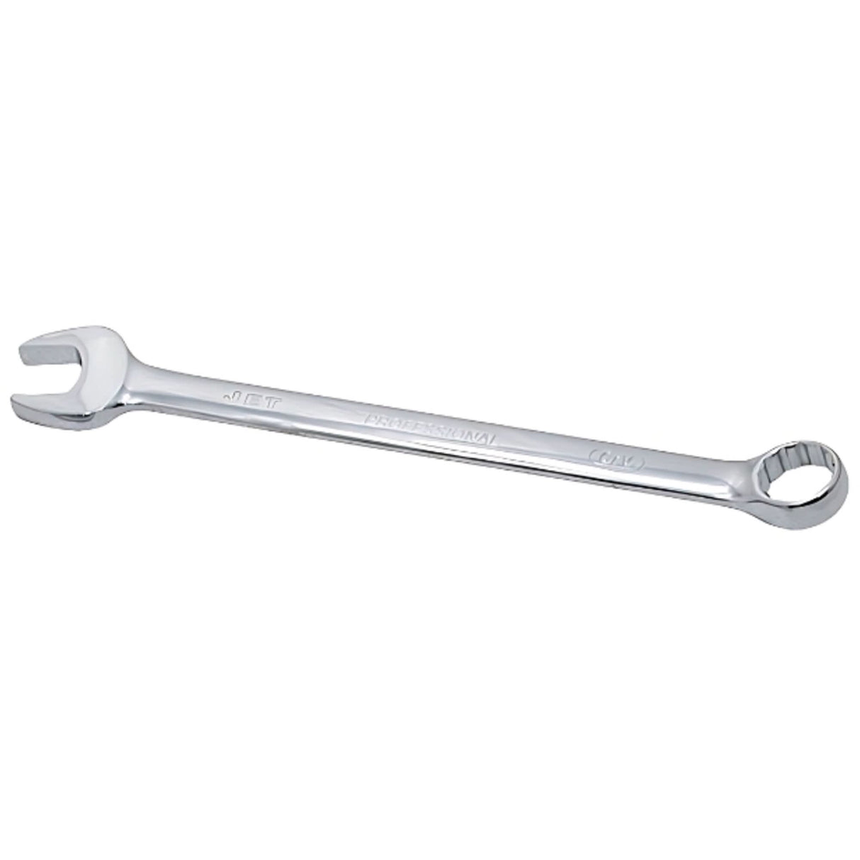 Long Pattern Fully Polished Combination Wrench, 7/16", Chrome Finish