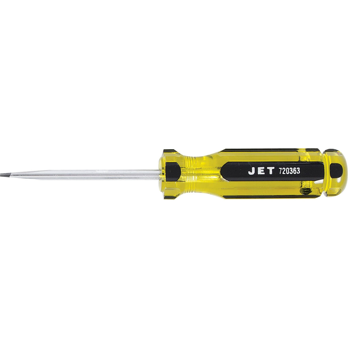 SDS-3R Slot Jumbo Handle Screwdriver, 3/16" Tip, Round, 3" L, Plastic Handle