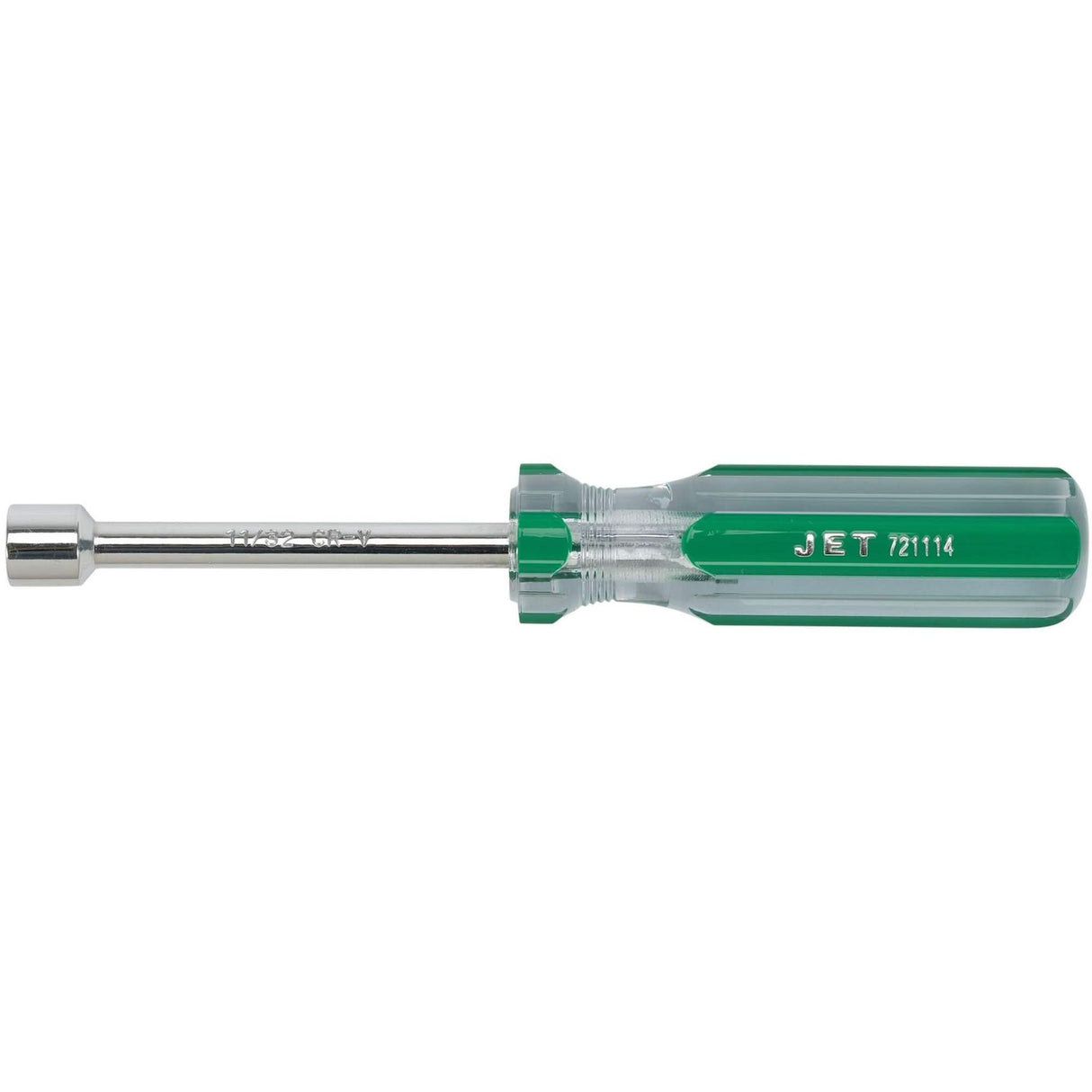 Jumbo Handle Nut Driver, 11/32" Drive, 3-1/2" L, Non Magnetic