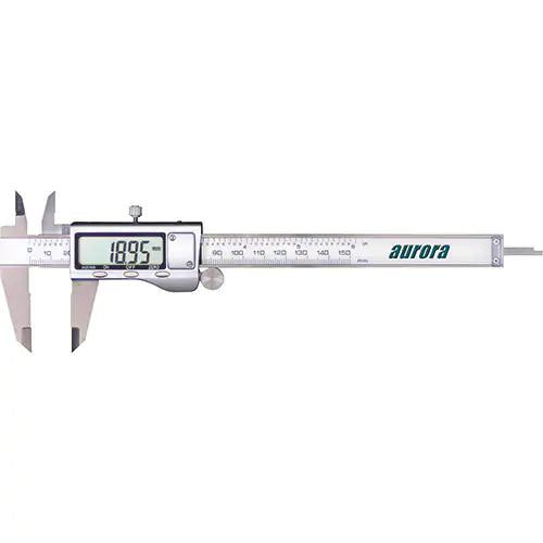 Electronic Digital Calipers, 0.001" (0.03 mm) Resolution, 0 - 6" (0 - 152 mm) Range