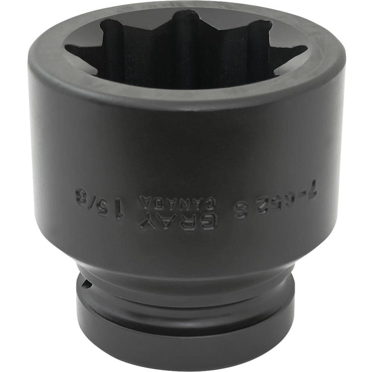 Double Square Socket, Impact, 1-5/8", 1" Drive, 8 Points