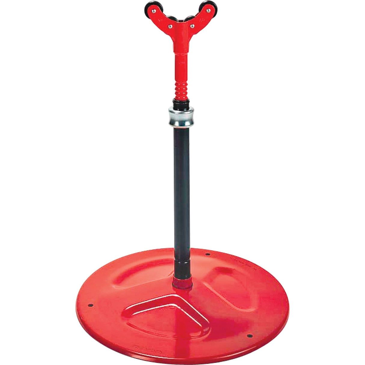 Adjustable Pipe Support #46, 59-84 cm Height Adjustment, 150 mm Max. Pipe Capacity, 2500 lbs. Max. Weight Capacity
