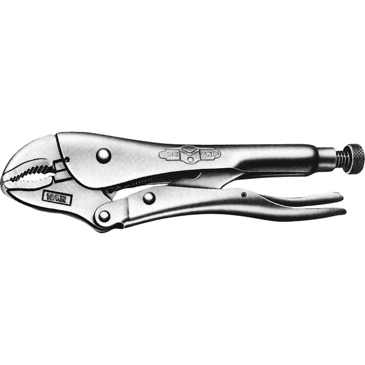 Vise-Grip® Pliers with Wire Cutter, 7" Length, Curved Jaw