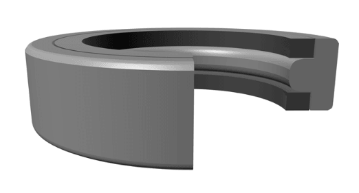 TR-035 | Rod T-Seal (TR) 3.000" x 3.375" x 0.280" - Nylon/Nitrile