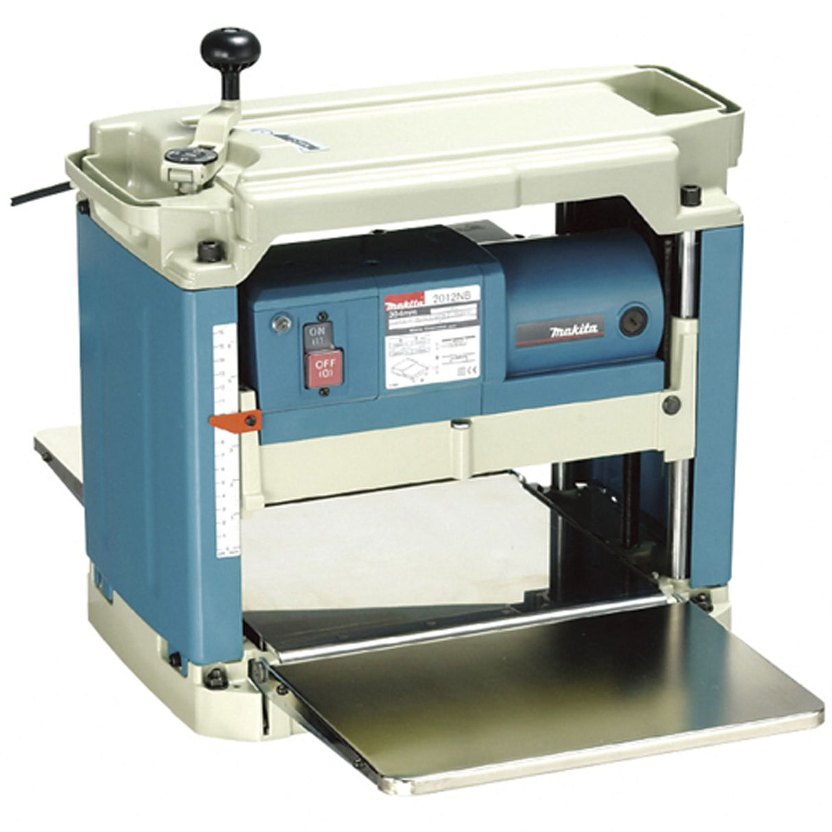 12" Portable Planer, 19-1/64" W x 30-3/8" L x 15-25/32" H, 8500 RPM No Load Speed