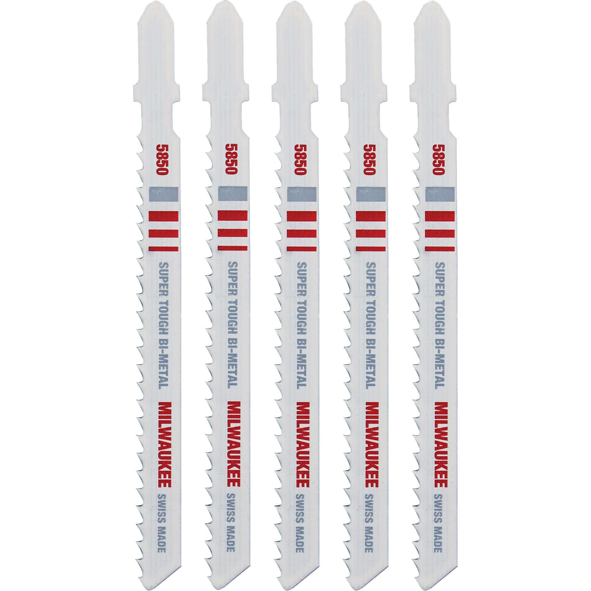 Jigsaw Blade, Bi-Metal, T-Shank, 4" L, 8 TPI