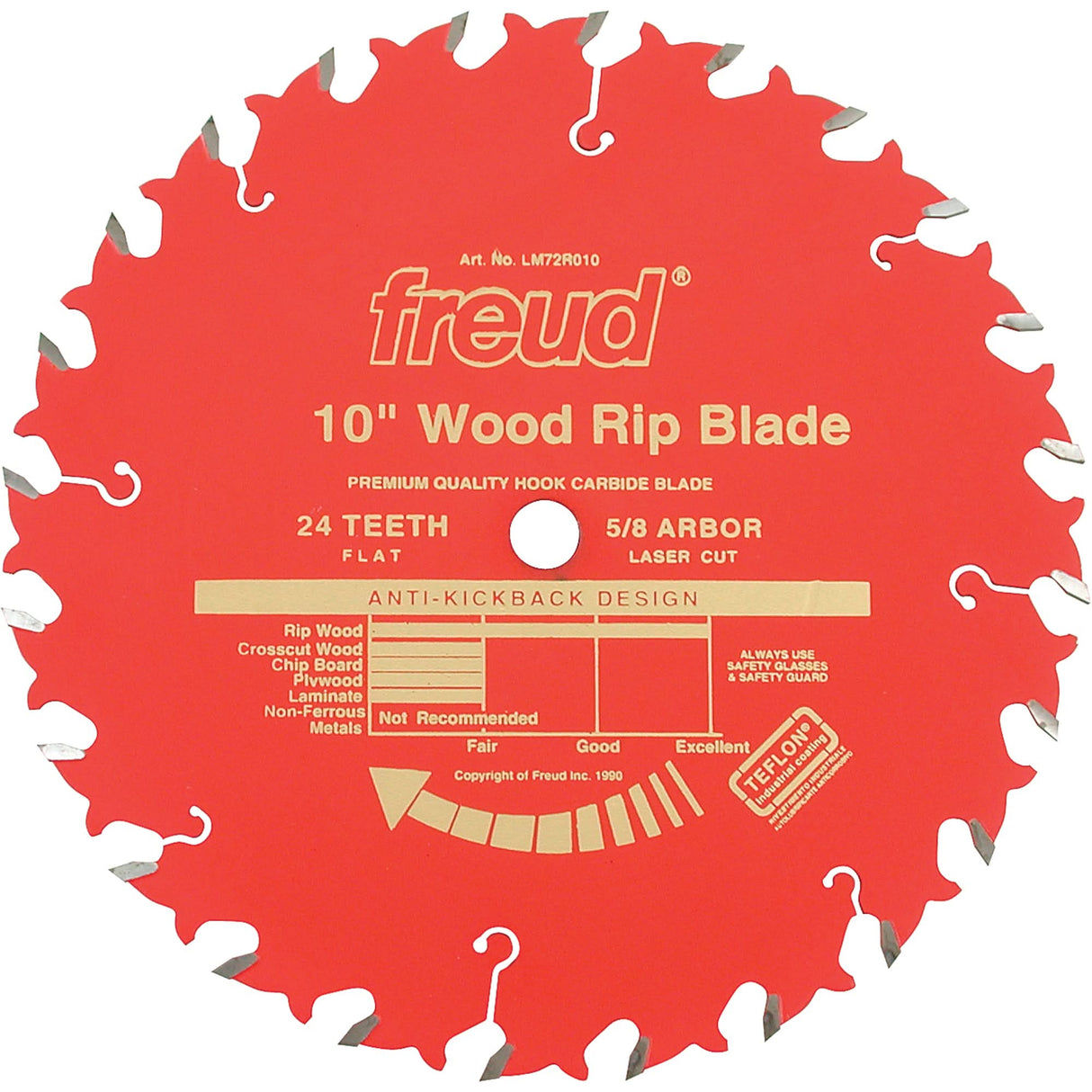 TCS Ripping Industrial Blades, 8", 24 Teeth, Wood Use